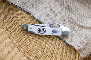 Explore Ranches Branded Delrin pocket knife