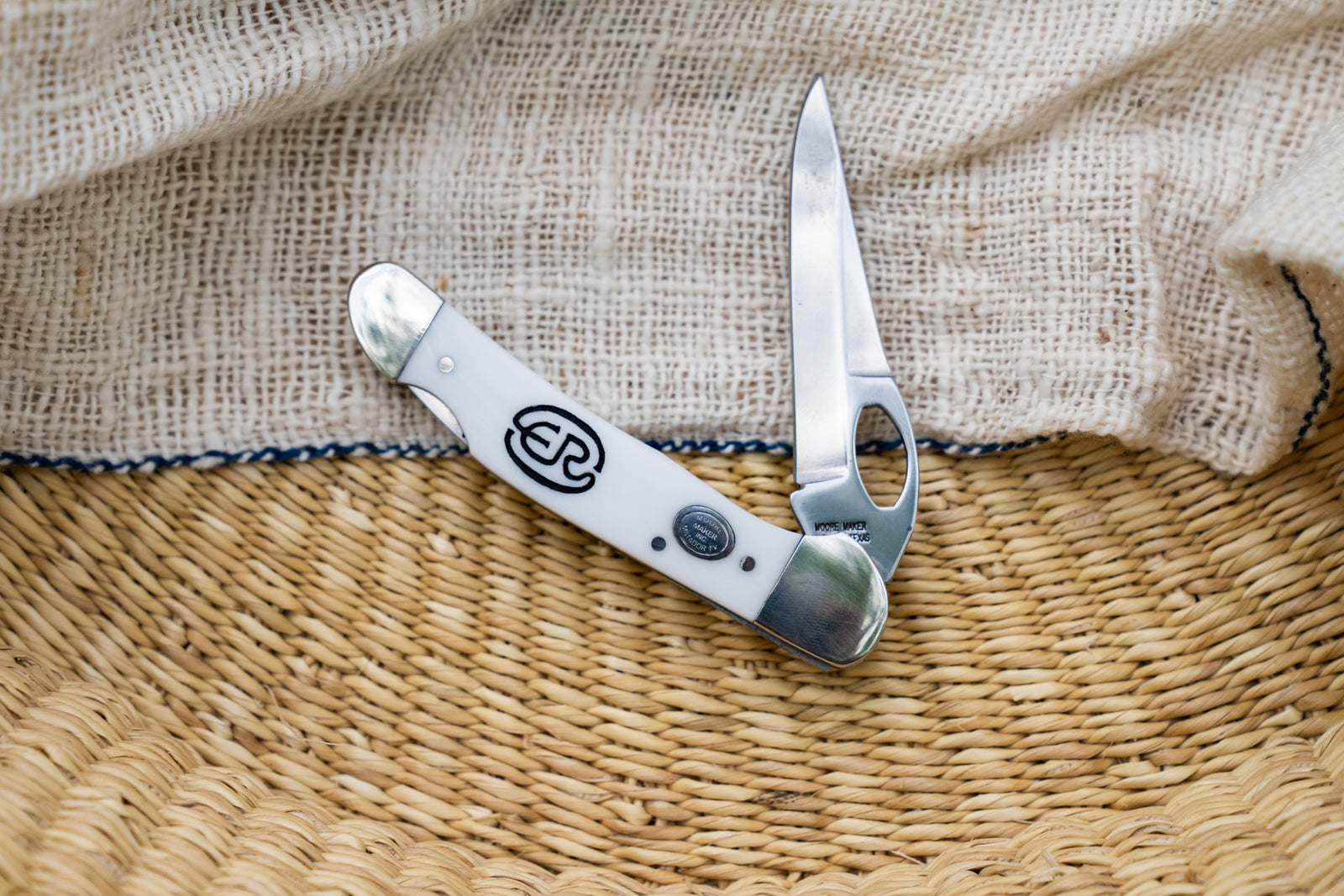 Explore Ranches Branded Delrin pocket knife