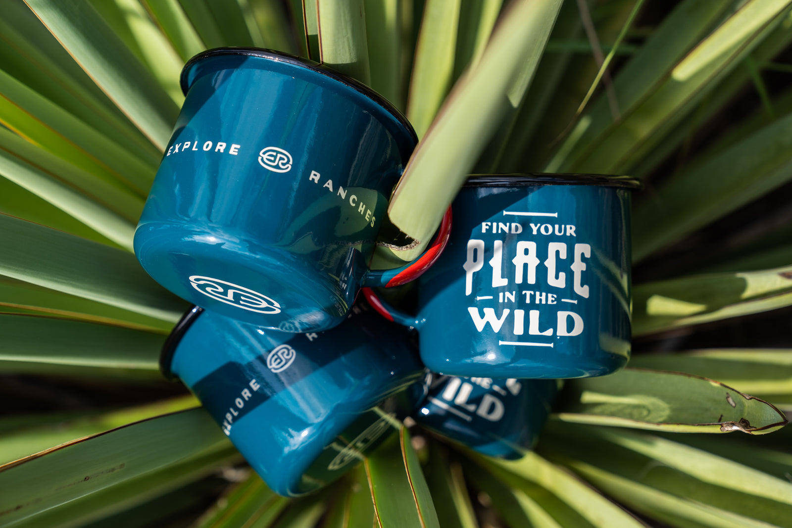 Enamel Camp Mugs - Set of 4